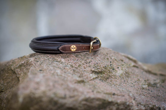 Läderhalsband London