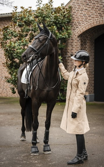 AA equestrian fashion Isabella trenchcoat